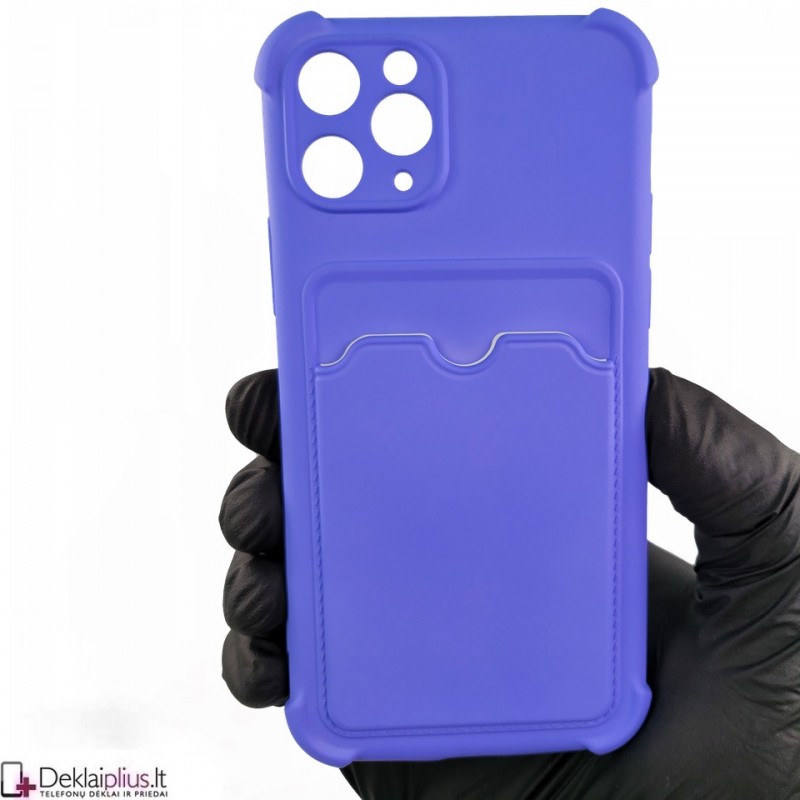 Anti-Shock dėklas su kišenėle - šviesiai violetinis (Apple Iphone 11 Pro) Anti-Shock dėklas su kišenėle - šviesiai violetinis (Apple Iphone 11 Pro)